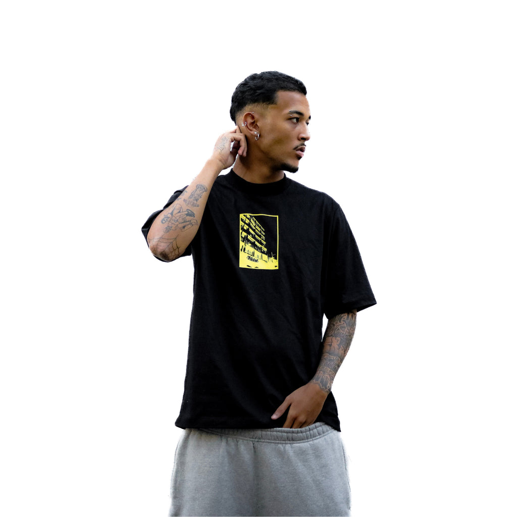 GRIND AND MIND TEE (BLACK)