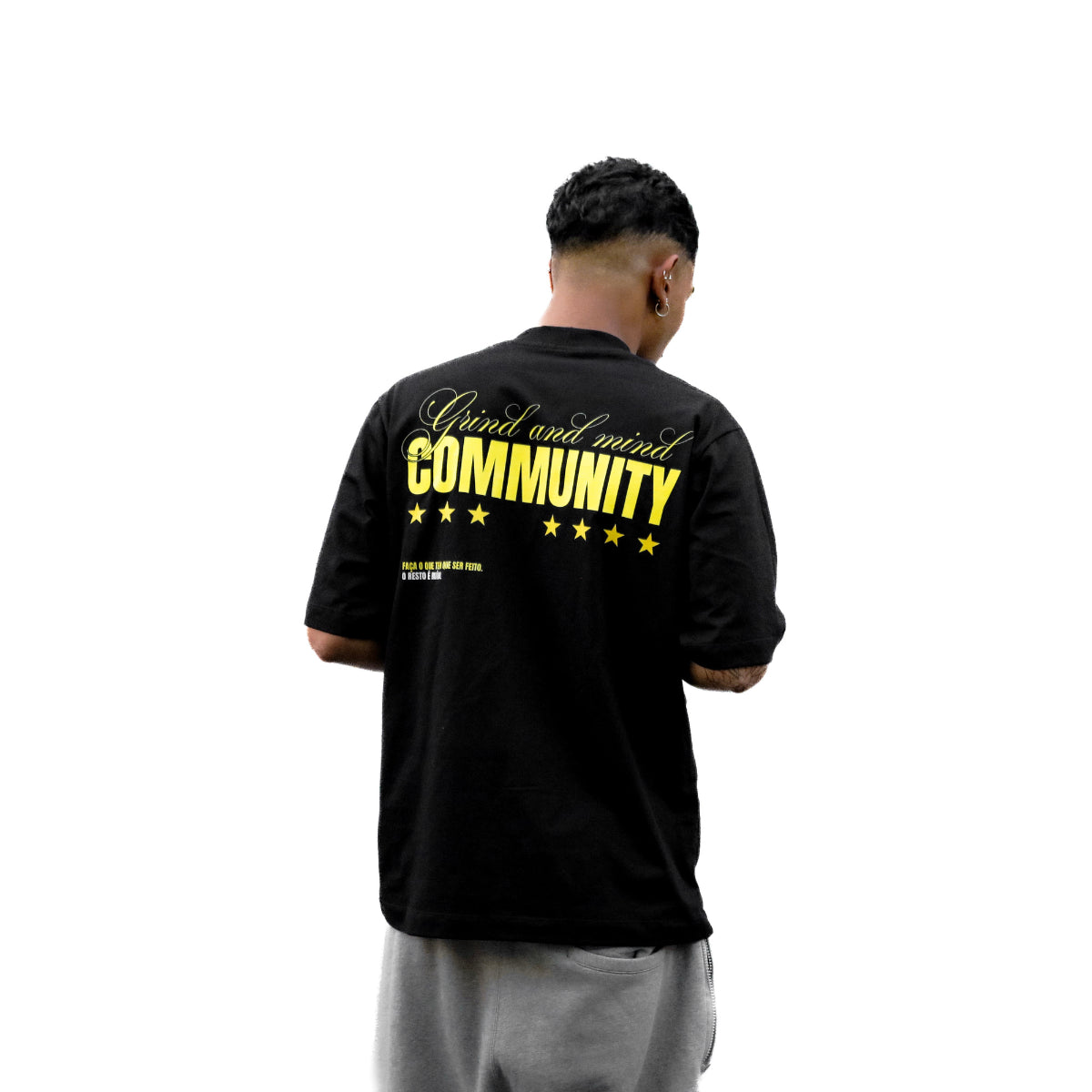 GRIND AND MIND TEE (BLACK)