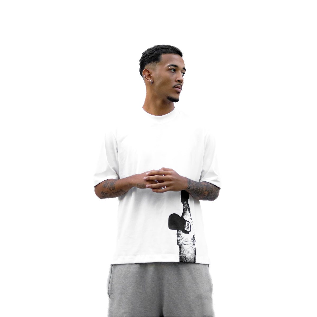 SHADOWBOX TEE (WHITE)