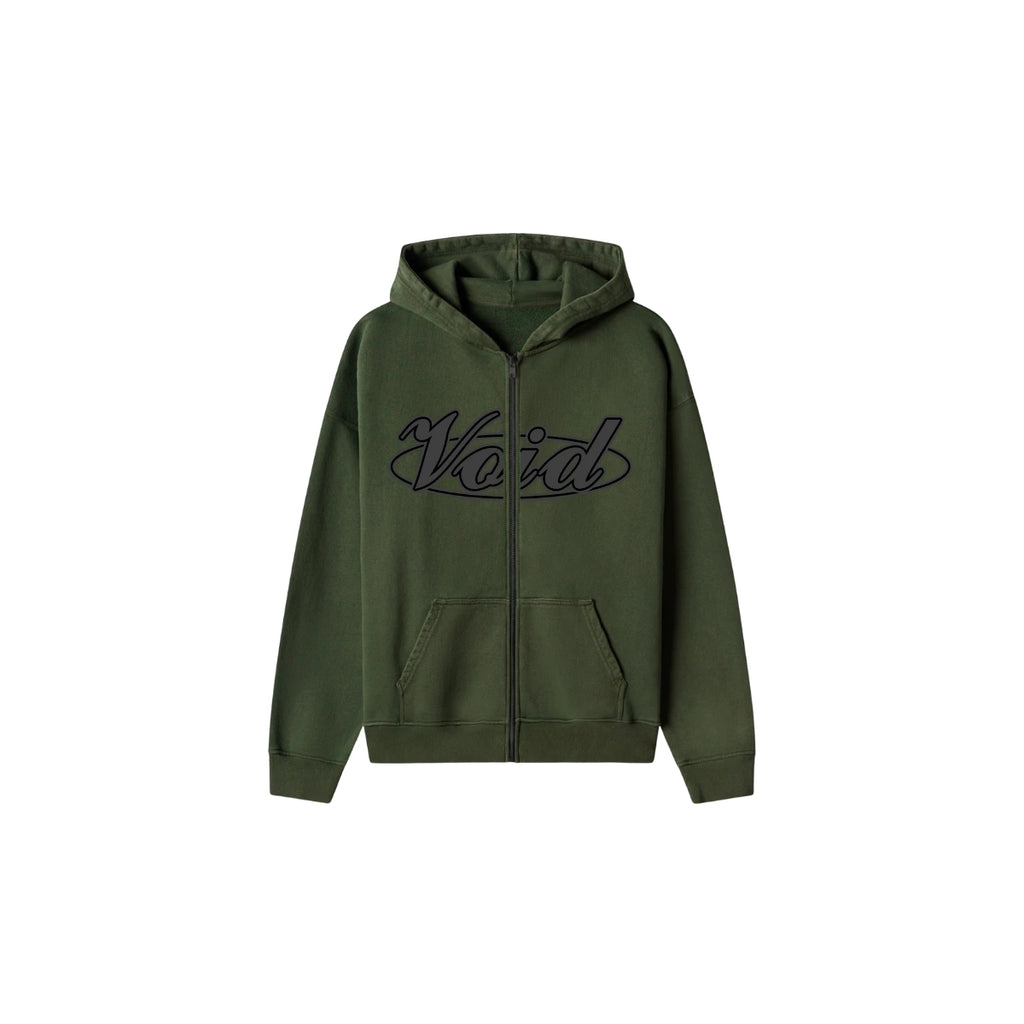 POUCO PAPO ZIP HOODIE (GREEN)