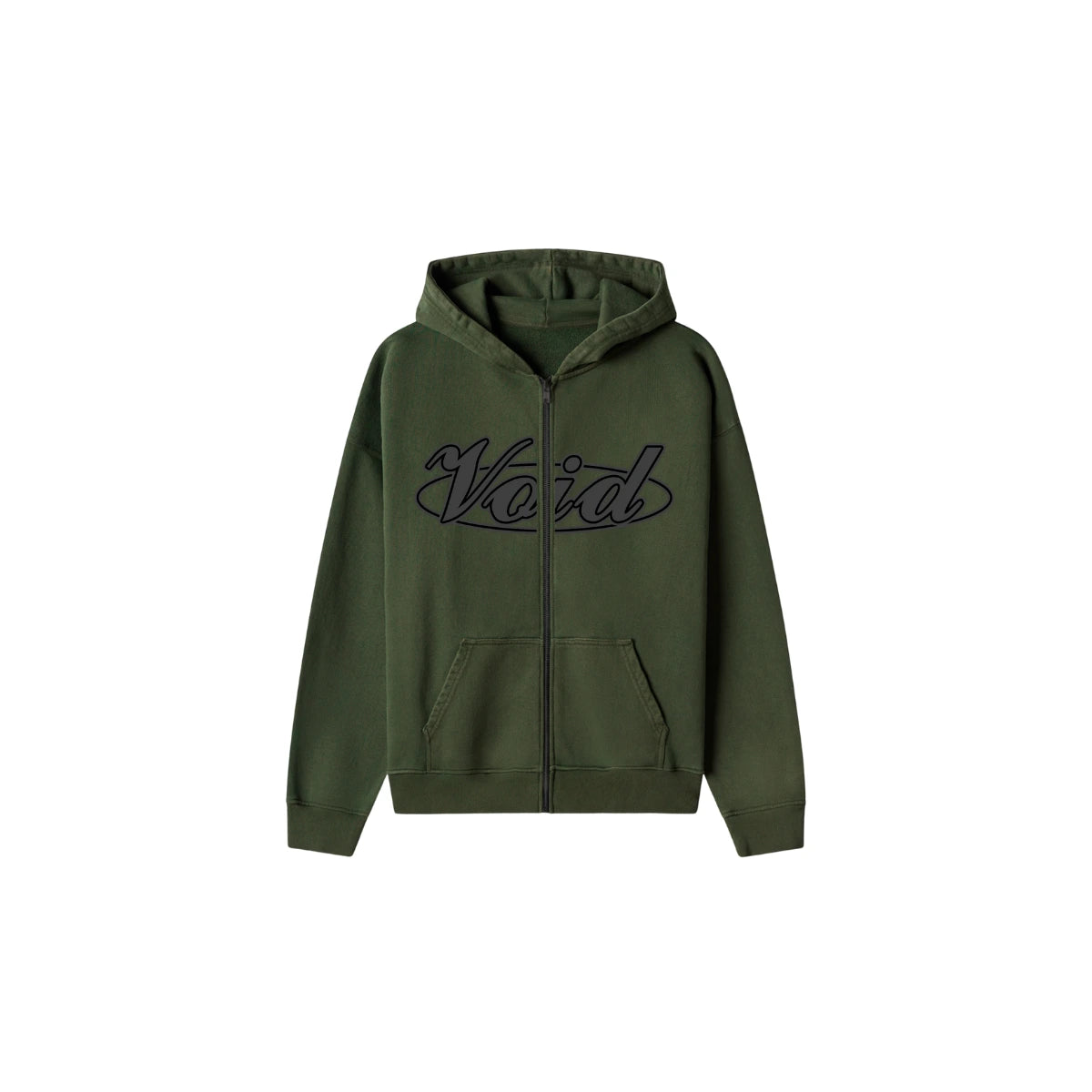 POUCO PAPO ZIP HOODIE (GREEN)