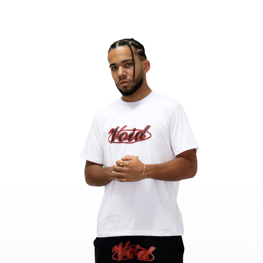 DEFAULT RED TEE (WHITE)