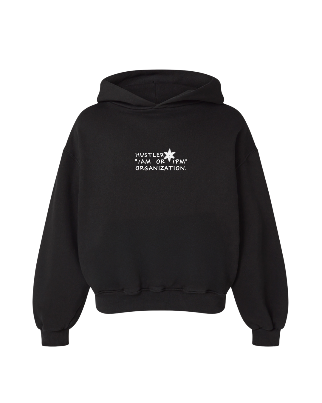 "HUSTLER" HOODIE BOXY