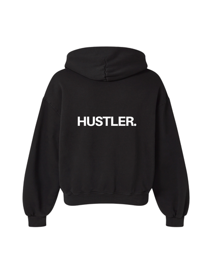 "HUSTLER" HOODIE BOXY