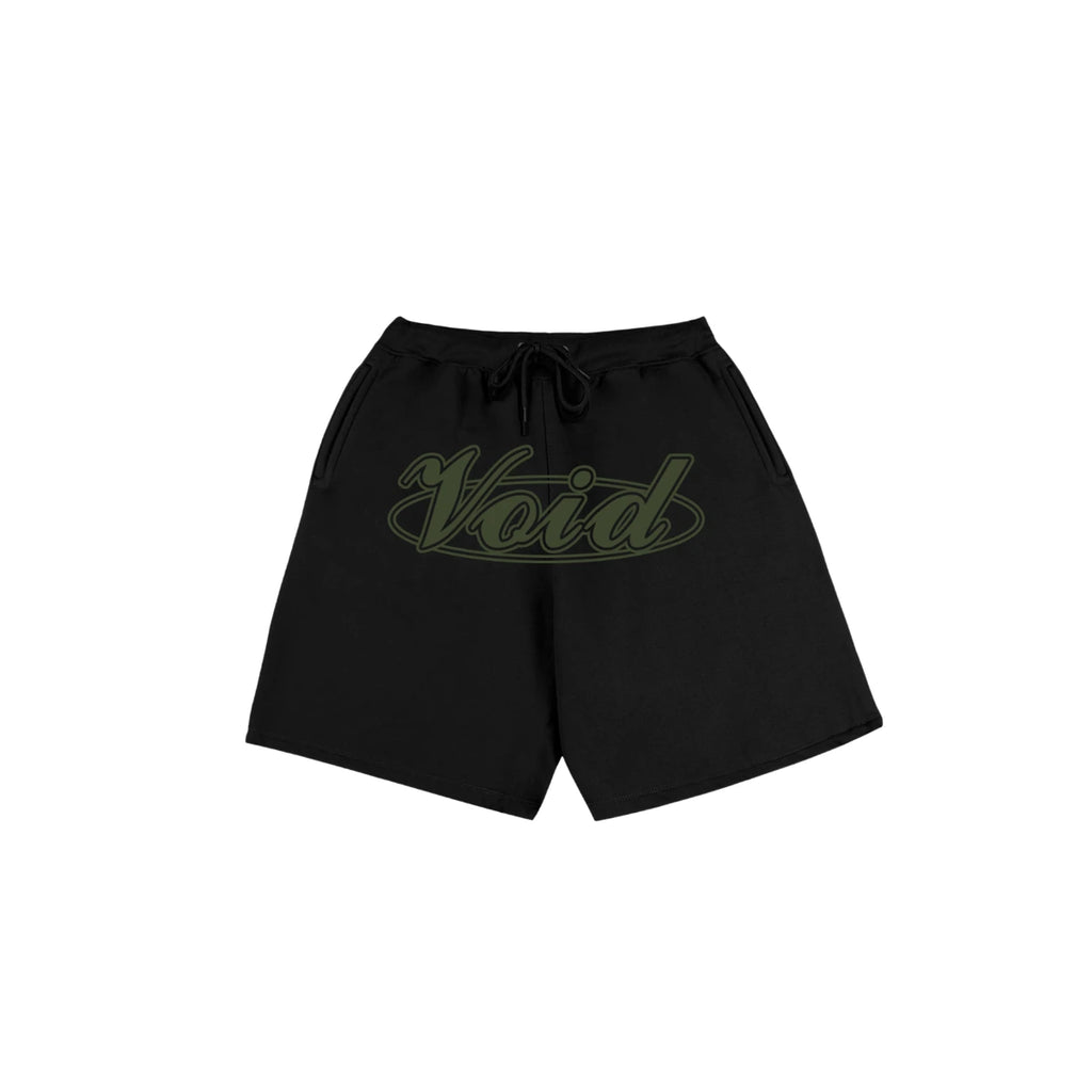 DEFAULT GREEN SWEATSHORTS (BLACK)