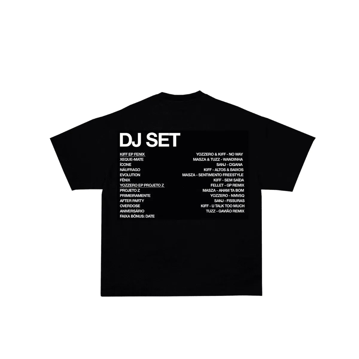 CAMISETA REGULAR PRETA