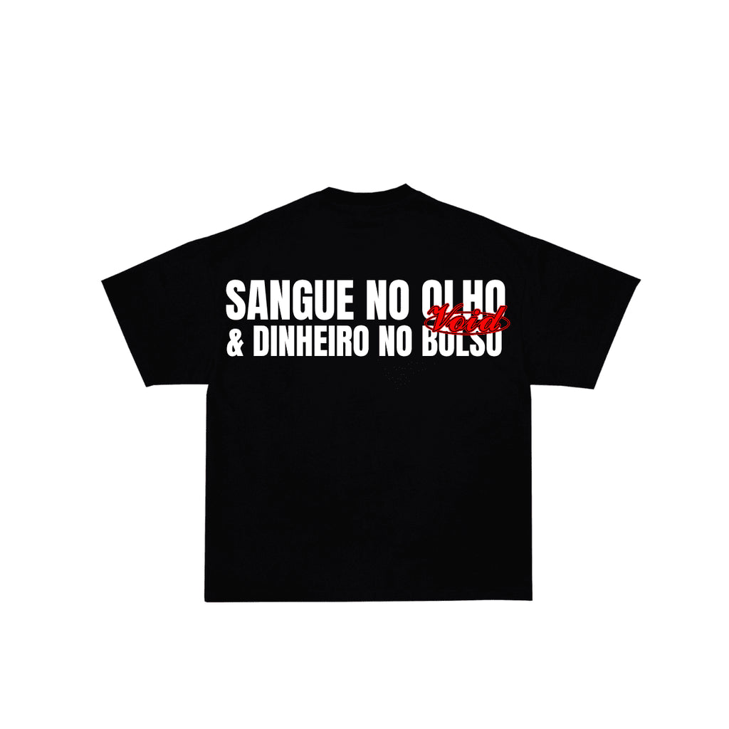 CAMISETA REGULAR PRETA