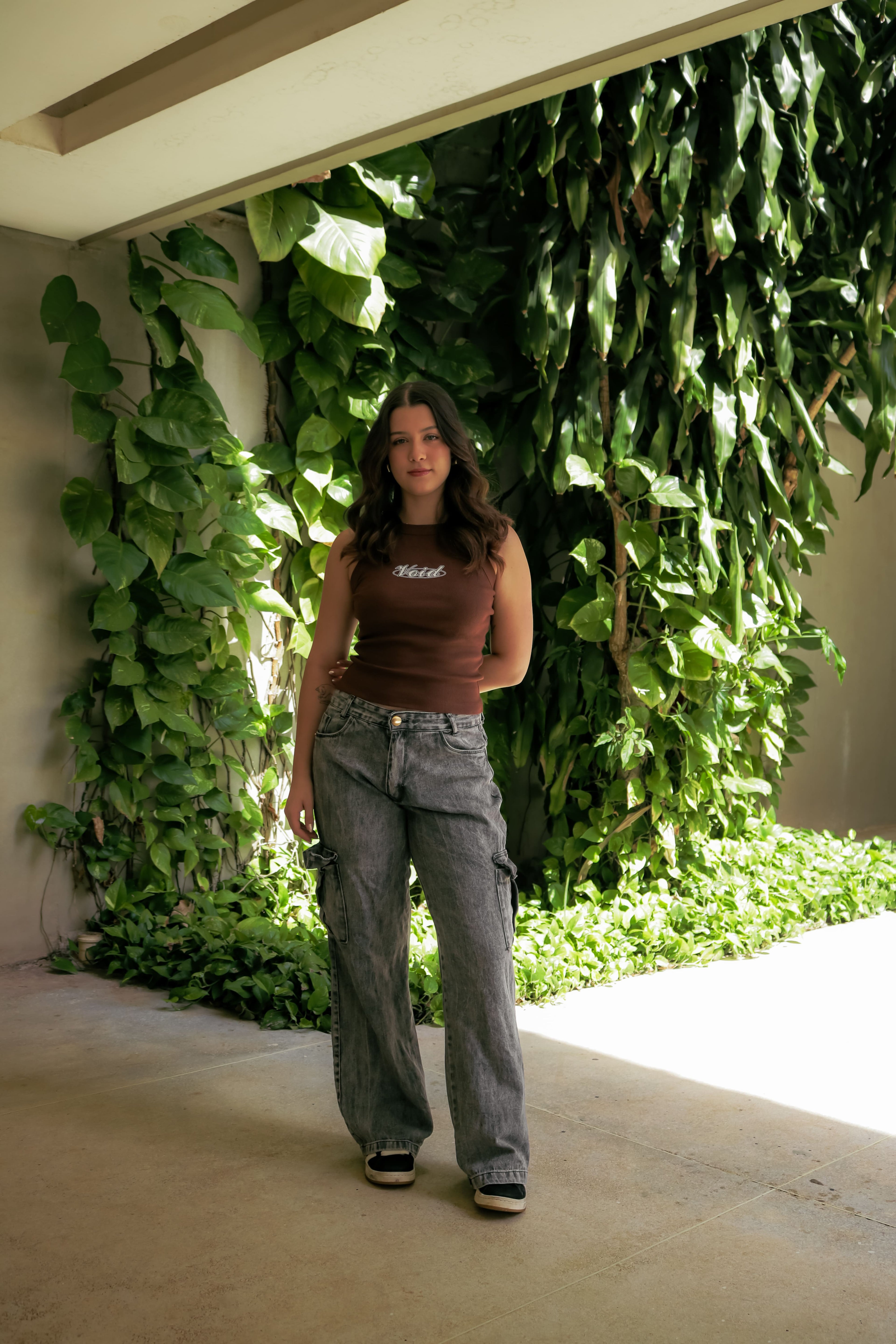 DEFAULT TANK TOP LADIES (CHOCOLATE)