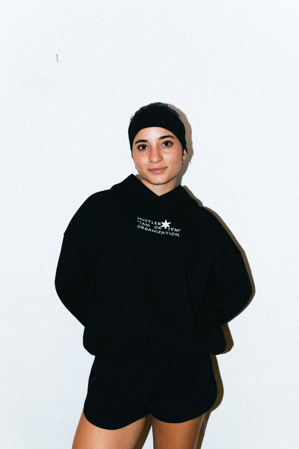 "HUSTLER" HOODIE BOXY