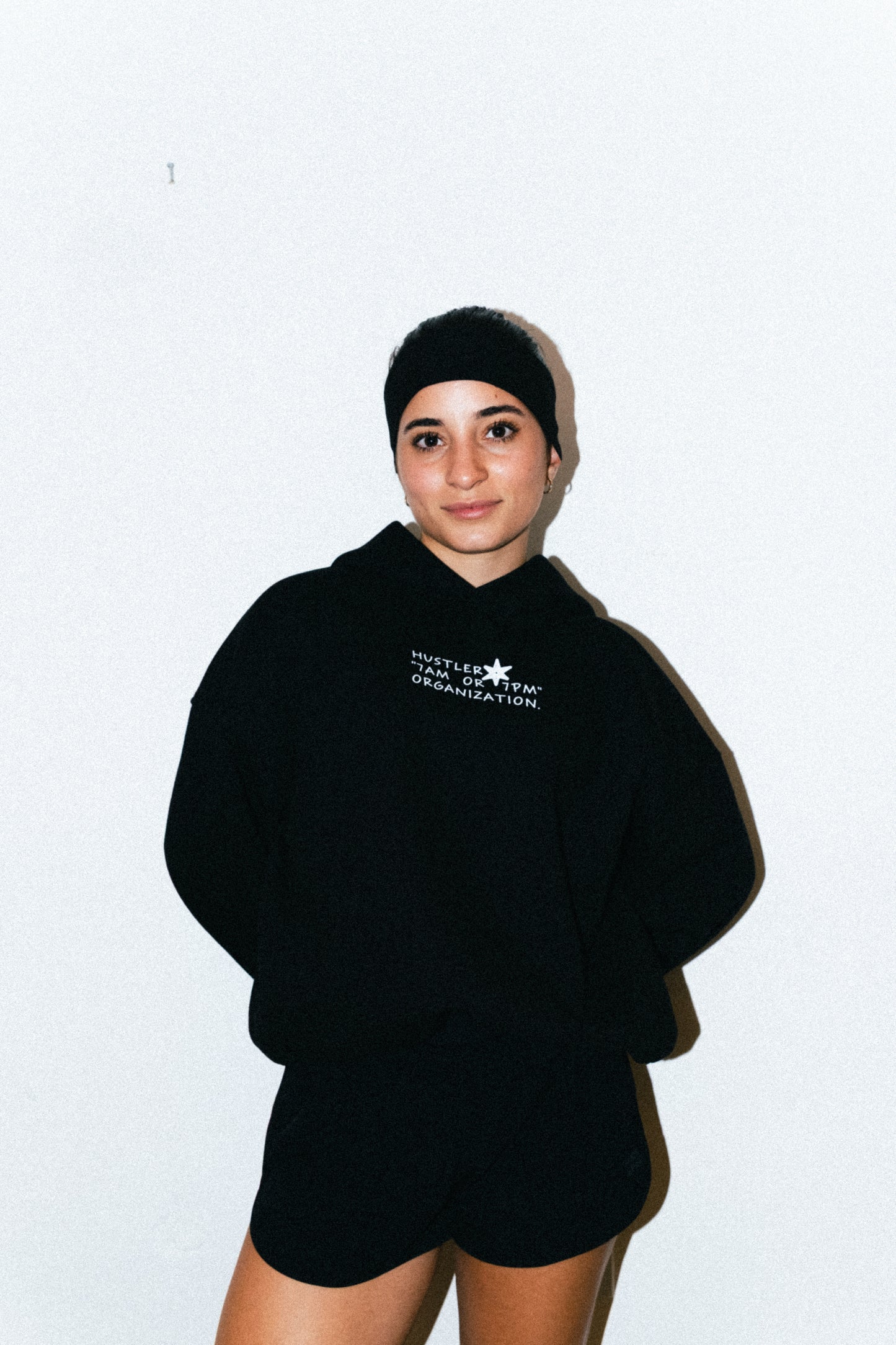 "HUSTLER" HOODIE BOXY