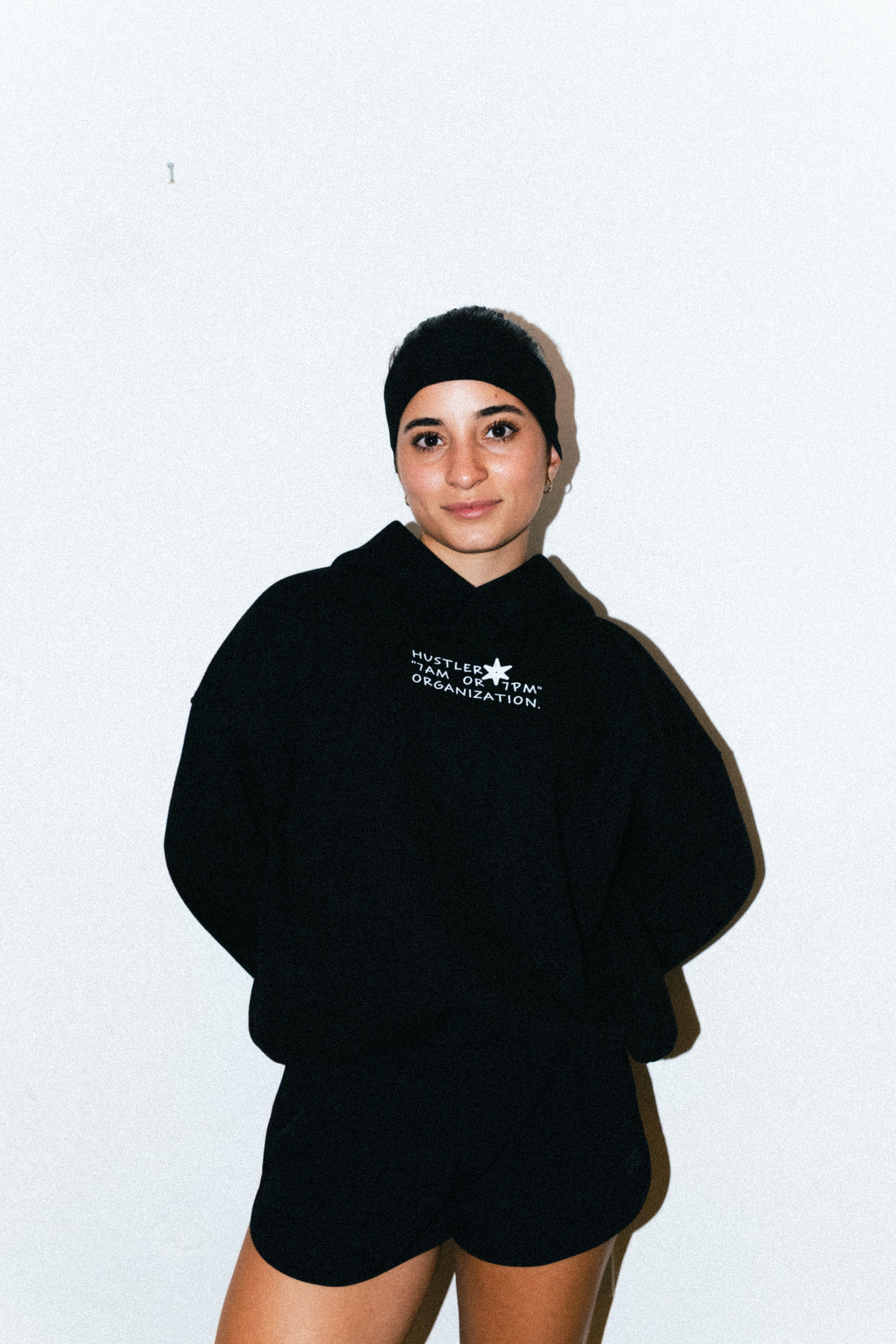 "HUSTLER" HOODIE BOXY